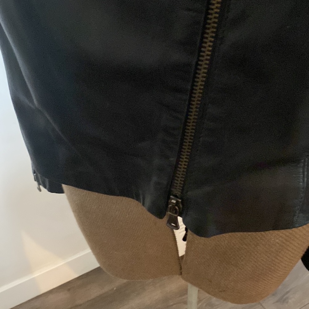 Dolan leather jacket. Black. Size L. - Picture 9 of 13